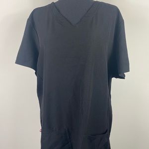 HeartSoul | Black Scrub Top | 2X